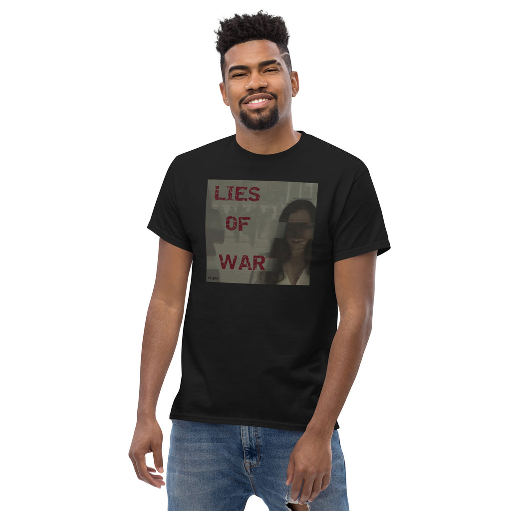 Offizielles Stigma LIES OF WAR-T-Shirt mit Logo auf der Rückseite