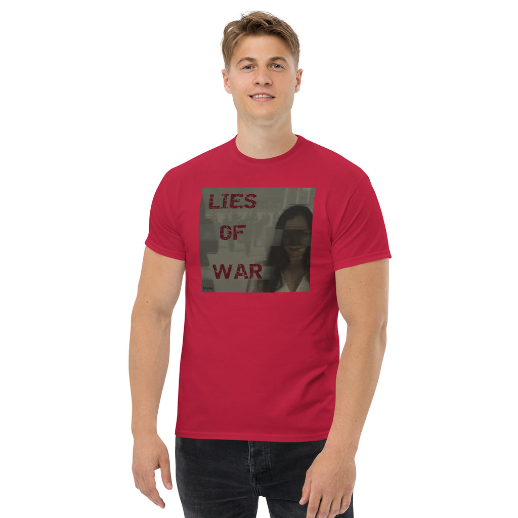 Offizielles Stigma LIES OF WAR-T-Shirt mit Logo auf der Rückseite